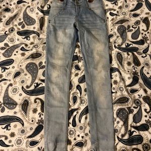 Jeans with Shoulder Straps